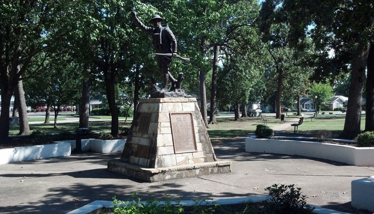 Doughboy Monument at DeBardeleben Park